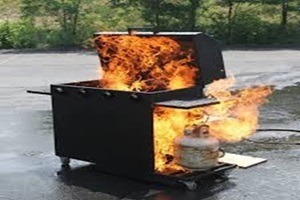 BBQ flare up, bbq safety